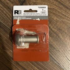 RELIABILT 200 Degree Angle Door Viewer Satin Nickle Finish #0308869