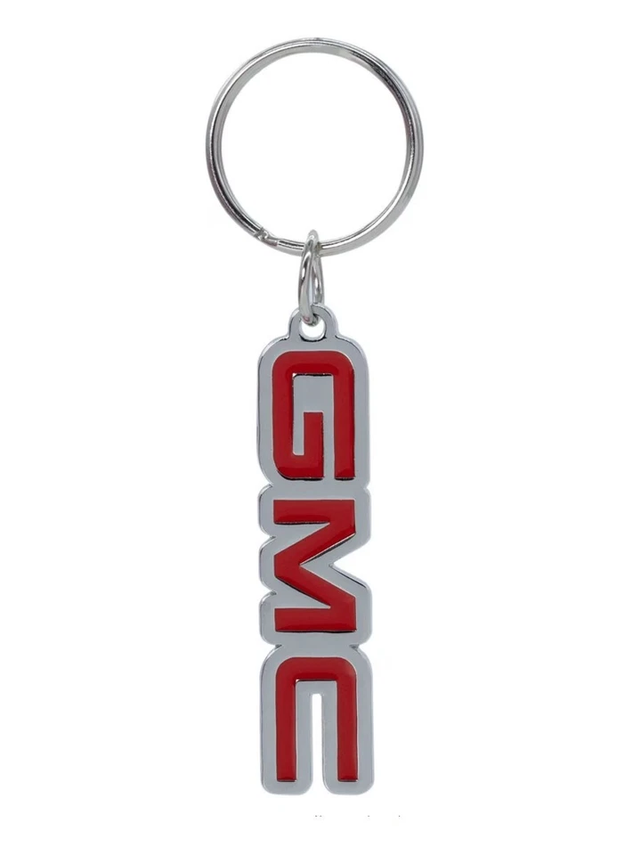 New 3pc Set GMC Red Logo Truck SUV Front Rubber All Weather Floor Mats  Keychain Foto 4 de 4