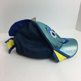 Disney Finding Dory Fish Baseball Hat Cap Blue Toddler Kids Children Shiny New