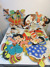 Vintage The Dolly Toy Co CHILDS WALL ART MIXE...