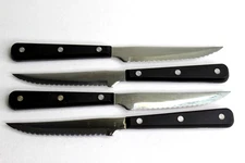 Zwilling J.A. Henckels Eversharp #35197-100 Steak Knife Lot (4) Knives