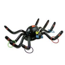 Inflatable Spider Ring Toss Game Halloween Party Games 5 Pieces BNWT