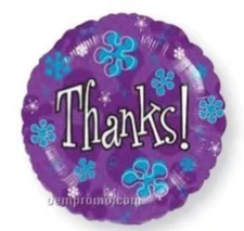 Thanks ! Anagram Round Foil Helium Balloon 18"