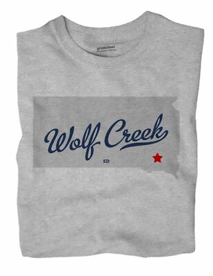 Wolf Creek South Dakota SD T-Shirt MAP