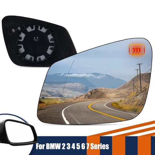 Driver Left Side Heated Rear View Mirror Glass For BMW F20 F30 F32 F34 F80 2009-