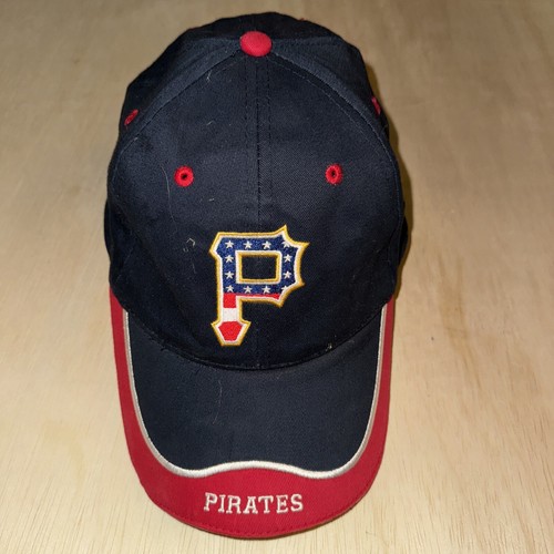 Pittsburgh Pirates Red White Blue Americana West Penn Allegheny Baseball Cap