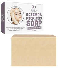 Eczema Soap Bar for Face and Body – All Natural Dermatitis, Psoriasis Treatment 
