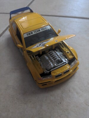 Burago  BMW カレラGT Burago 1993 BMW M3 GTR GT Cup Made In Italy #5544 Yellow