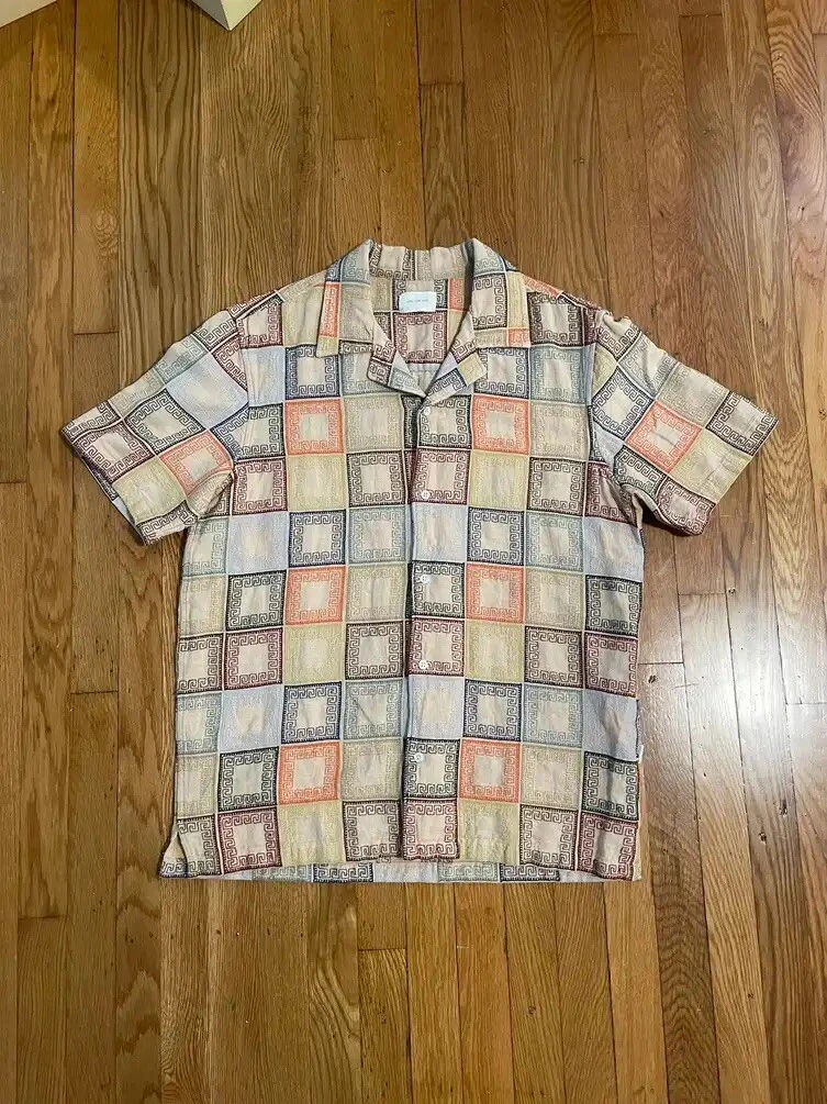 Aime Leon Dore Tea Towel Leisure Shirt - Multi - Size M