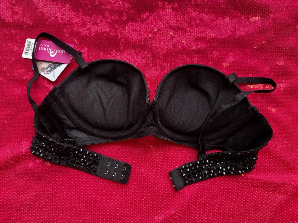 Sujetador de cristal hecho a mano, ropa interior sexy para mujer, sujetador para mujer " Foto 2 de 4