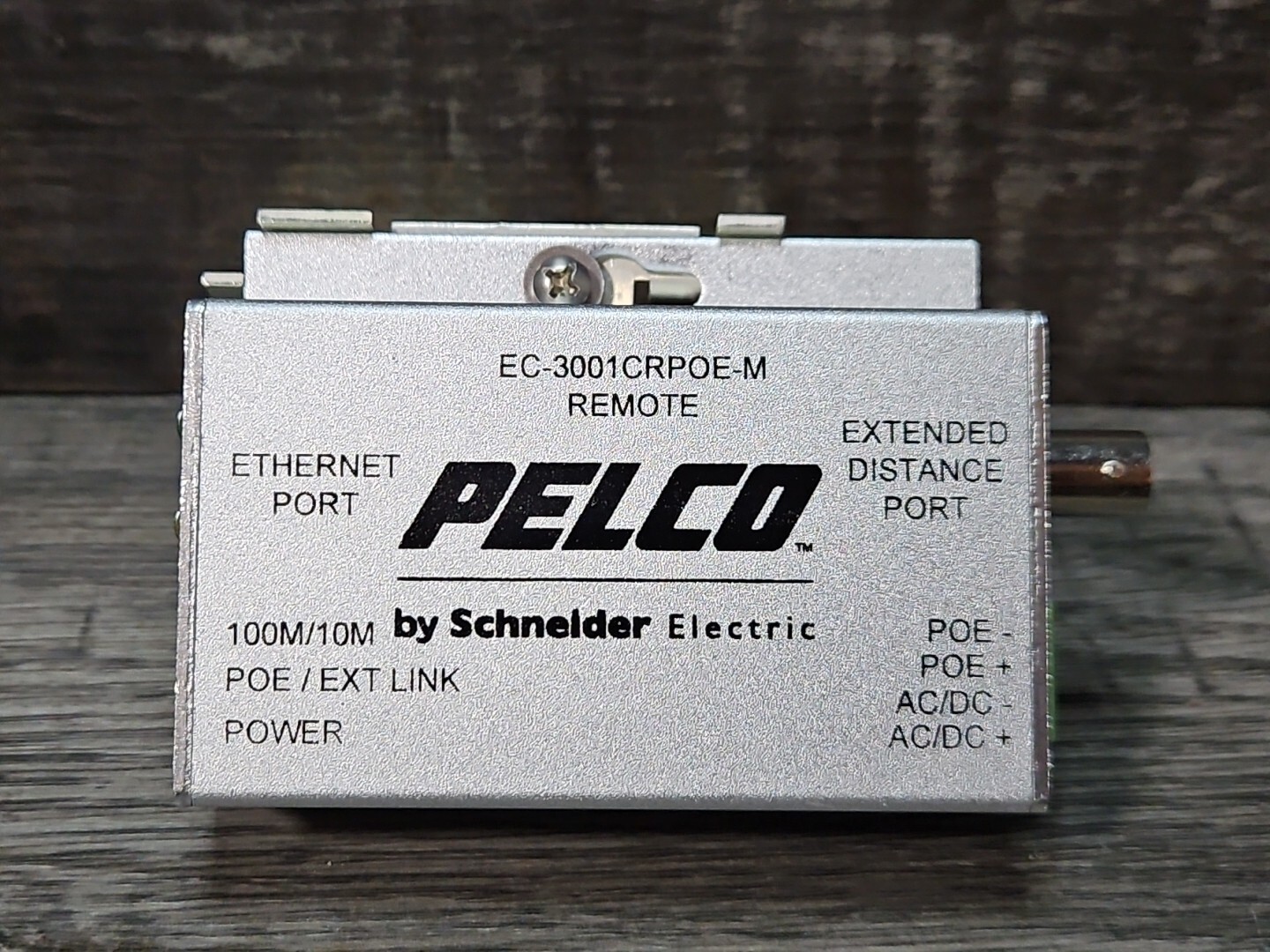 Pelco EC-3001CRPOE-M Remote Local Ethernet Port Coaxial Ext Schneider Electric