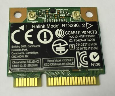 Ralink Wifi WLAN Wireless Karte RT3290 802.11 BGN HP ENVY dv6-7200 Serie