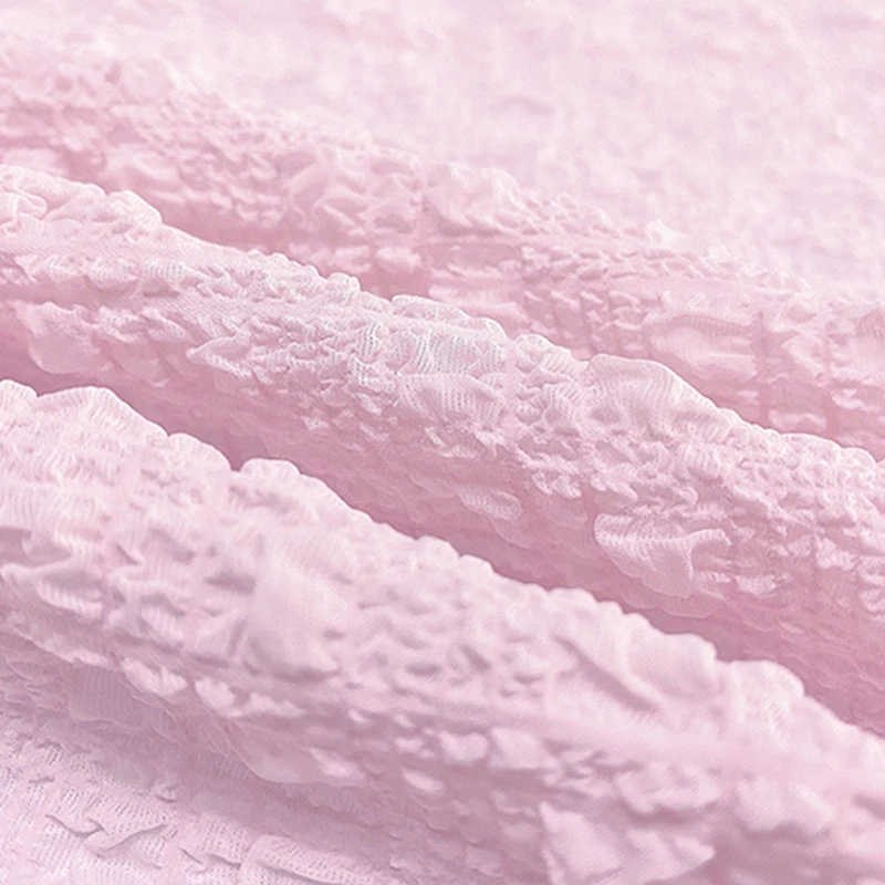 DIY 3D Chiffon Fabric Puff Ruched Sewing Craft for Clothes Sew Material - Image 2 of 4