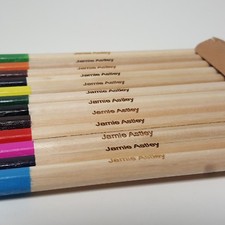 Personalized Wooden Coloring Pencils - Great Gift Idea 