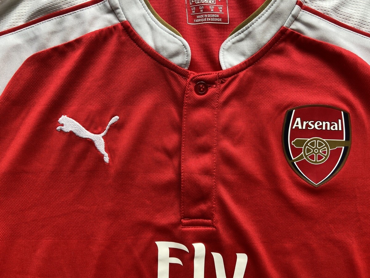 ARSENAL 2015 2016 HOME FOOTBALL SHIRT SOCCER JERSEY PUMA 747566 sz