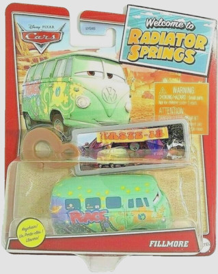 Fillmore Radiator Springs Disney Cars Welcome to Radiator Springs Fillmore Diecast Car Keychain 1 ...