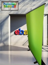 EMART 77x92in Collapsible Chromakey Panel Green Screen for Photo Backdrop Video