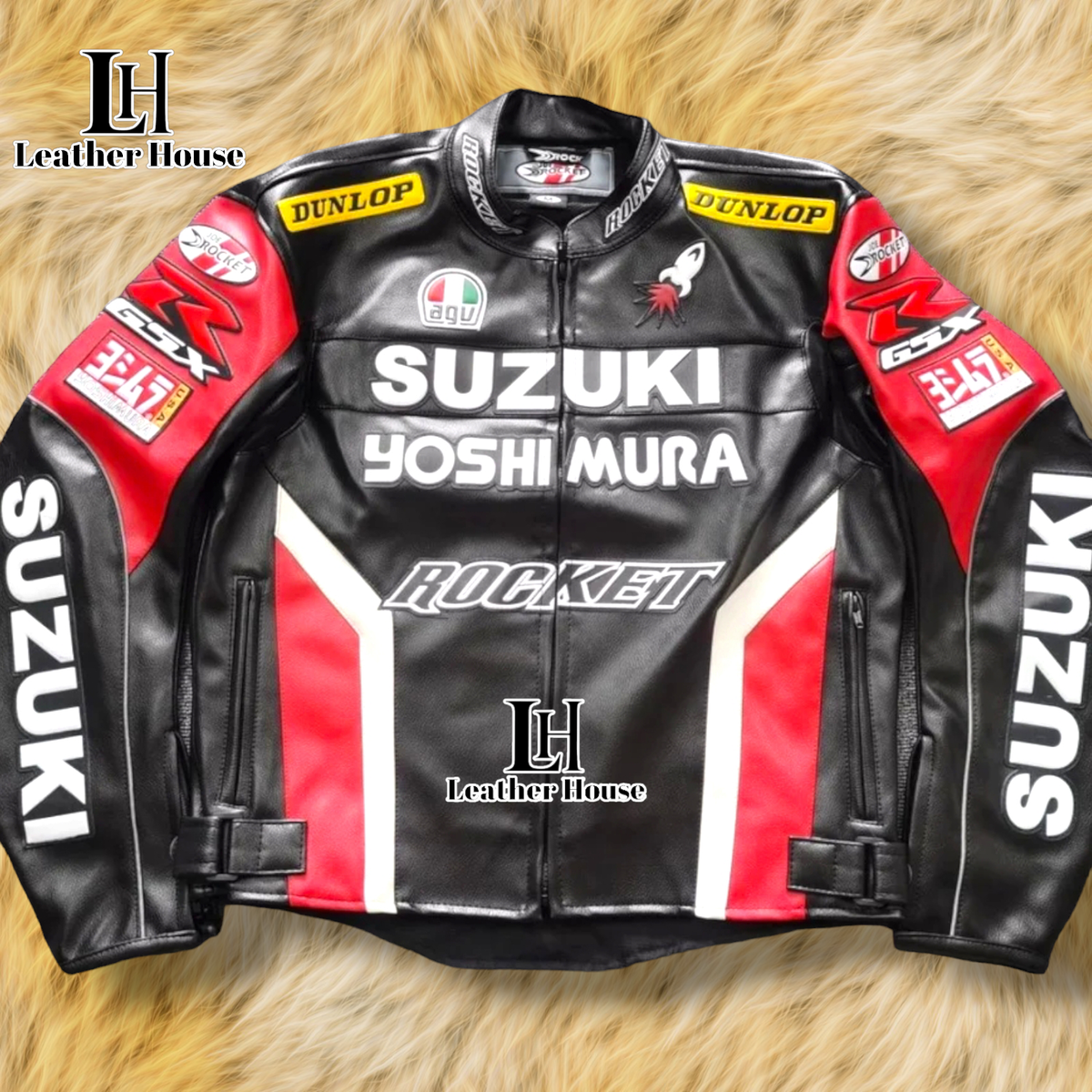 Suzuki Rocket GSXR Motorcycle Racing Jacket Suzuki Racing Suzuki Rocket GSXR Motorcycle Racing Jacket Suzuki Racing