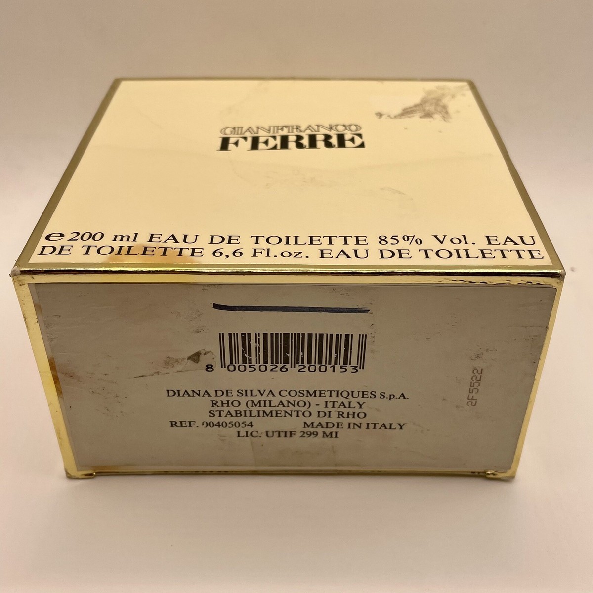 GIANFRANCO FERRE 6.6 oz 200 ml Splash For Women Vintage Rare, New