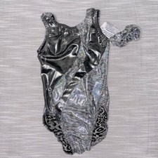 Garland Gymnastic Leotard silver Adult XS