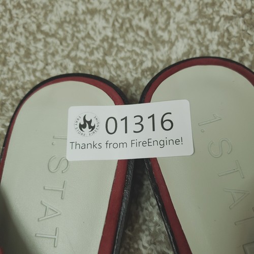 1. State Mules Shoes Women Size 9.5 US 41 EU Red (Rosso) 1S-FELID Suede - Picture 16 of 16
