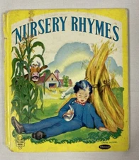 Nursery Rhymes Whitman Publishing Company 1945 Illustrated By Louise Altson