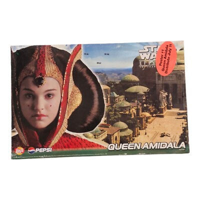 Star Wars 1999 Pepsi Lays Poster 11x17 Episode 1 Queen Amidala #1 Still Sealed