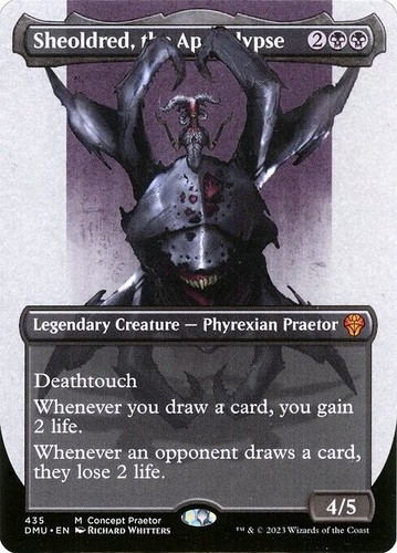 Sheoldred The Apocalypse Texture Japan Edition Foil SHOWCASE