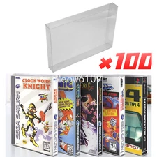 100x Box Protectors For SEGA CD/SATURN/PS1 LONGBOX Video Games Custom Cases CIB