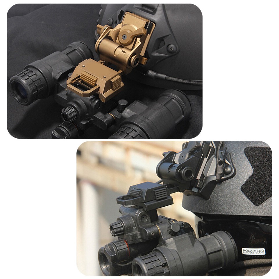 Fma Airsoft L4g24 Lunettes de vision nocturne Nvg 100% Support de casque en plas