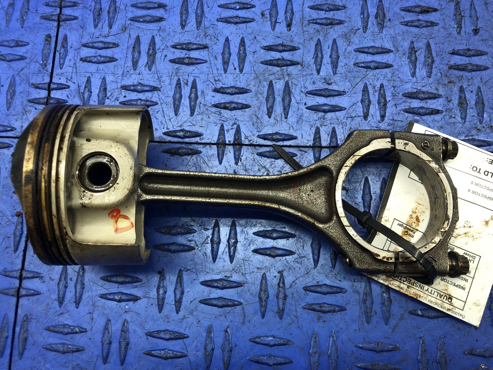 2011-2015 AUDI R8 4.2L ENGINE PISTON W/CONNECTING ROD 079107066CT OEM 2012 2013