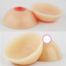 Silicone Breast Forms Mastectomy Prosthesis Crossdresser Concave Backside Boobs