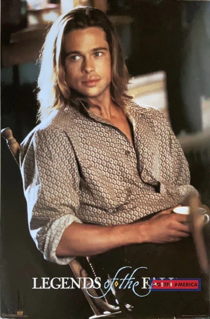 Brad Pitt Legends of The Fall Vintage 1994 Movie Poster 23 x 35