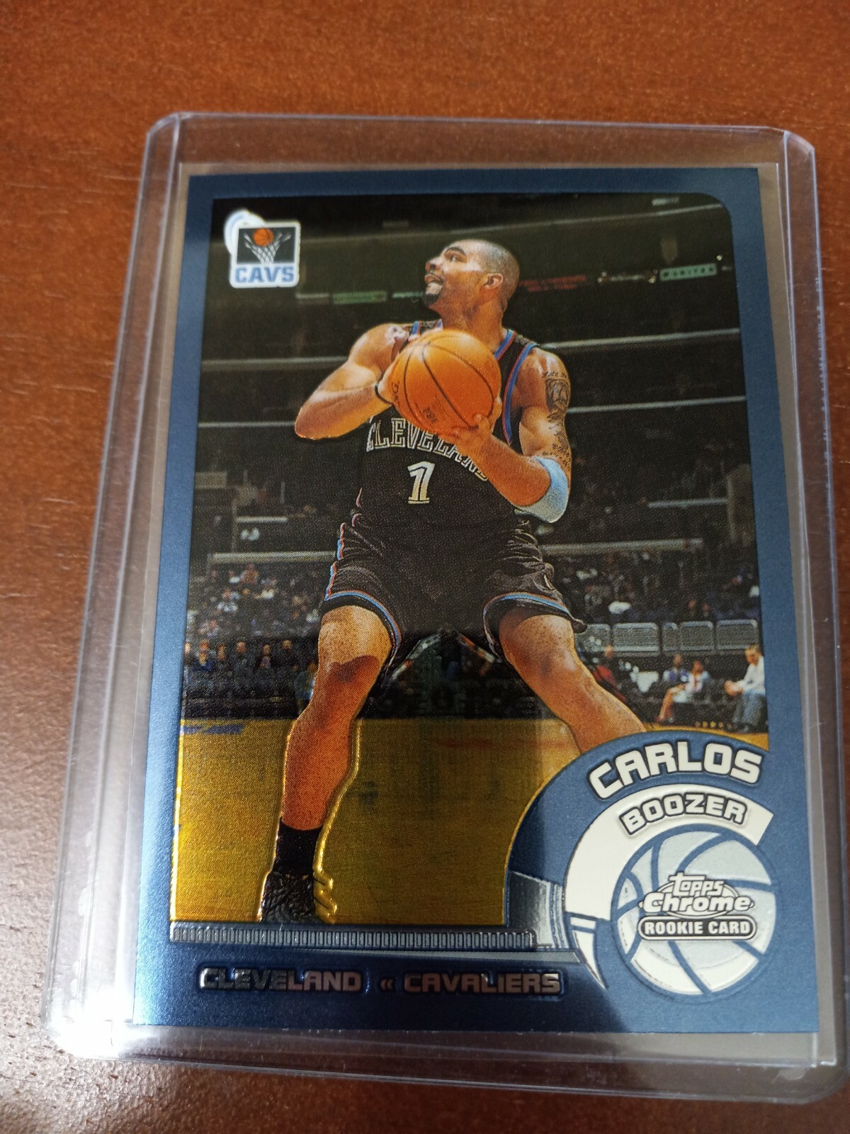 2002-03 Topps Chrome Carlos Boozer #127 Rookie RC Cavaliers Duke