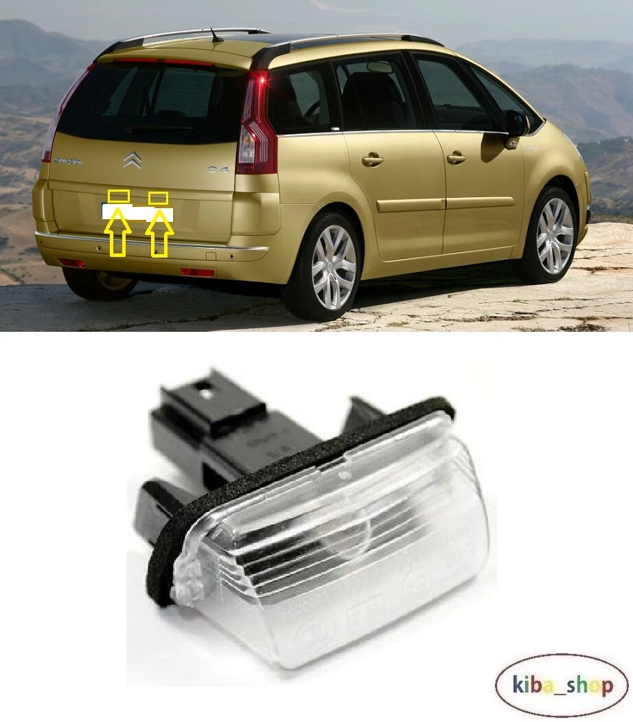 Citroen c4 grand picasso number plate bulb sales