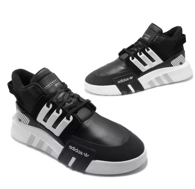 adidas EQT Bask ADV V2 Black Silver White Men 10 eBay