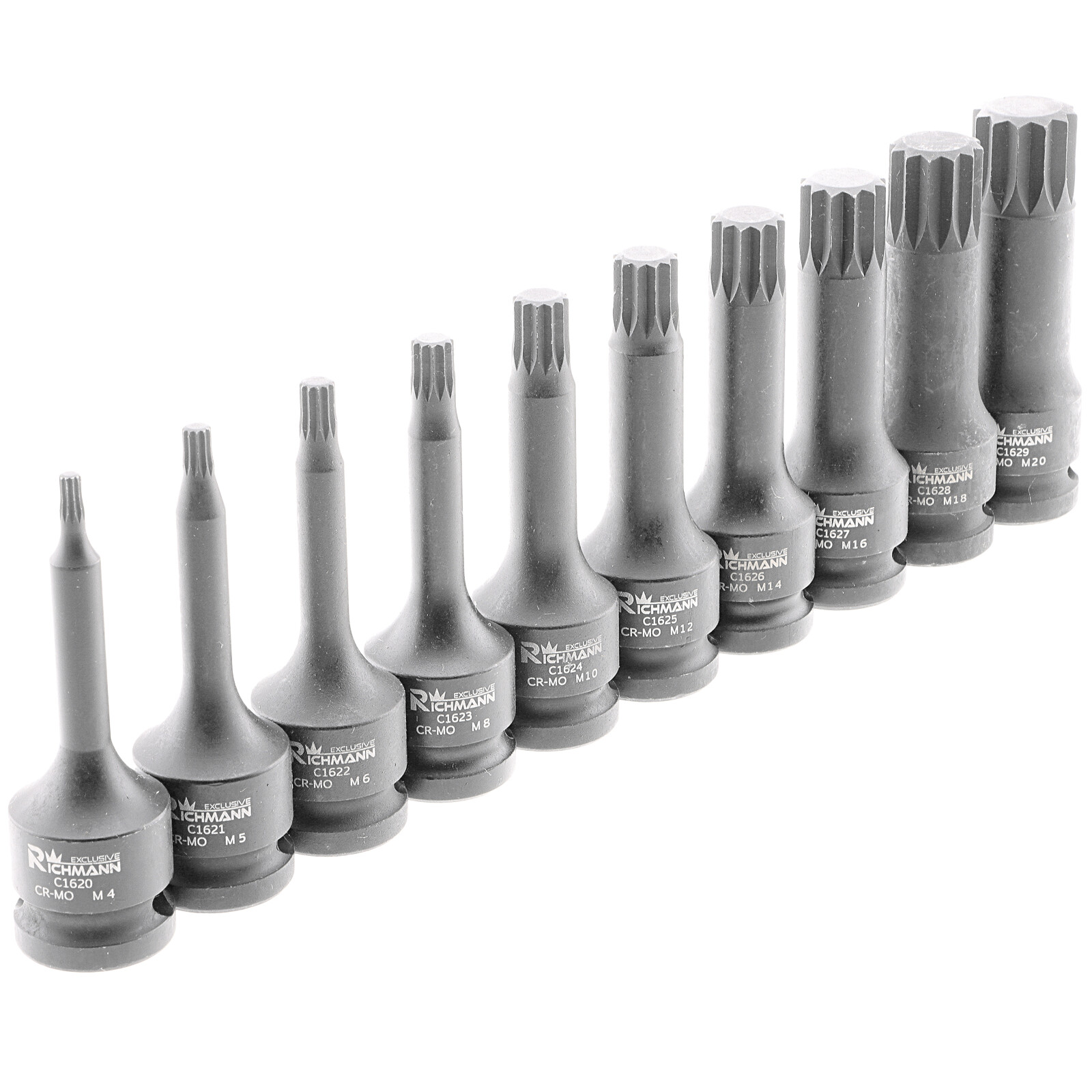 Llave de impacto llave de vaso multidiente M4-M20 tuerca de impacto broca de tuerca de 12 cantos