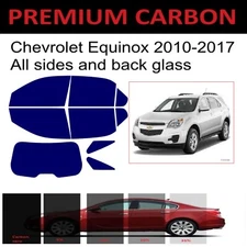 Premium Carbon Window Tint fits Chevrolet Equinox 2010-2017 precut tint