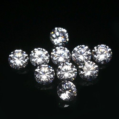 Natural 10 Pcs Lot 2.5 mm DE Color VVS1 Brilliant Round Cut White Loose Diamond - Picture 6 of 11