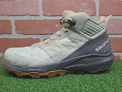 Salomon OUTpulse Mid GTX Hiking Boots Women's Wrought Iron/Ebony/Blaze Orange 