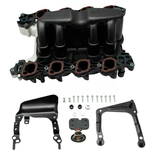 New Intake Manifold w/ Thermostat & Gaskets Kit For 1999-11 Ford Lincoln Mercury - Bild 9 von 9