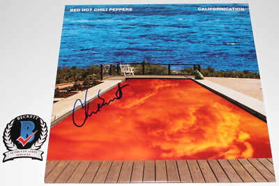 CHAD SMITH RED HOT CHILI PEPPERS SIGNED CALIFORNICATION ALBUM
