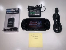 Sony PSP Console PSP-1001 Handheld System, Charger, New Battery & Game Tested #1