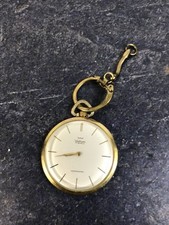Waltham Pocket Watch 17 Jewels Open-Face Shock-Protected Hand-Winding - RUNNING