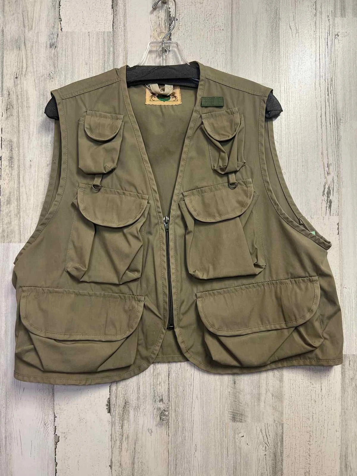 Vintage Mens Fishing Vest Size L Ideal Vest