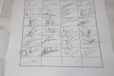Lot Officiel SC Heerenveen Années 90 Reçu Du Club + Enveloppe Et Signatures - Photo 1/4