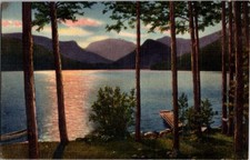 Grand Lake CO postcard MORNING SCENE GRAND LAKE MT BALDY BACKGROUND j/26 BC5470