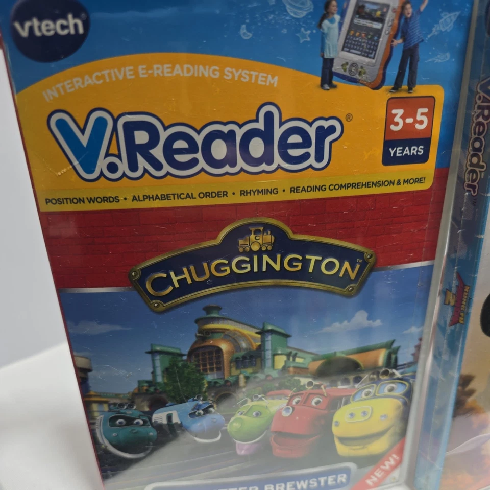 SEALED VTech V.Reader Educational E-Book System Chuggington Kung Fu Panda  Game - Image 3 of 4
