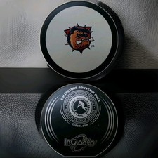 HAMILTON BULLDOGS RARE COLLECTORS SOUVENIR PUCK AHL OFFICIAL INGLASCO HOCKEY
