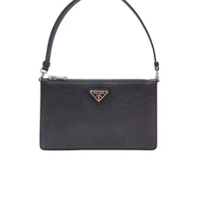 Prada Black Saffiano Leather Mini Shoulder Bag 1BC155 148284344